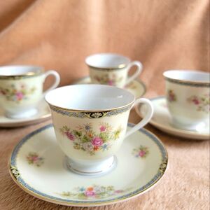Noritake Demitasse set of 4